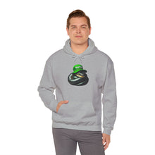 Load image into Gallery viewer, Repticon Men&#39;s Heavy Blend™ Hooded Sweatshirt w/ Black Snake
