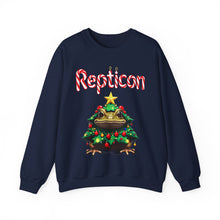 Load image into Gallery viewer, Repticon Unisex Heavy Blend™ Crewneck Sweatshirt w/ Toad Christmas Tree
