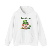 Load image into Gallery viewer, Repticon Unisex Heavy Blend™ Hooded Sweatshirt w/ Axolotl
