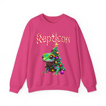 Load image into Gallery viewer, Repticon Unisex Heavy Blend™ Crewneck Sweatshirt w/ Crested Gecko Christmas Tree
