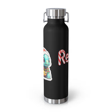 Load image into Gallery viewer, Repticon Copper Vacuum Insulated Bottle, 22oz w/ Tortoise Santa
