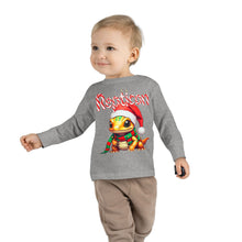 Load image into Gallery viewer, Repticon Toddler Long Sleeve Tee w/ Amphibian Santa
