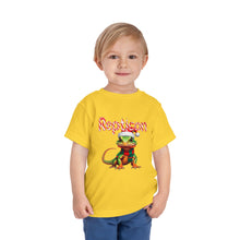 Load image into Gallery viewer, Repticon Toddler Short Sleeve Tee w/ Lizard Santa
