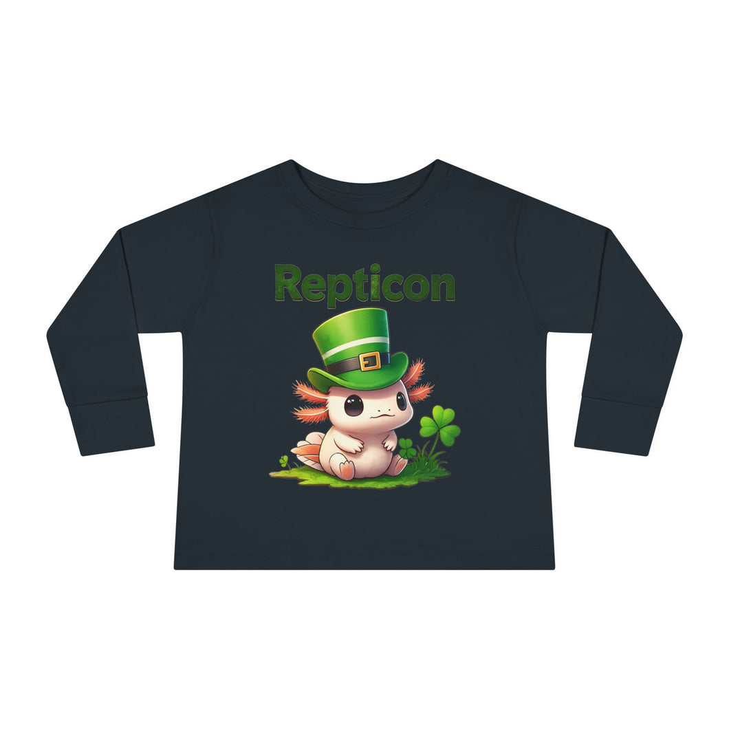Repticon Toddler Long Sleeve Tee w/ Axolotl