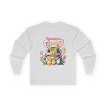 Load image into Gallery viewer, Repticon Unisex Ultra Cotton Long Sleeve Tee w/ Easter Frog
