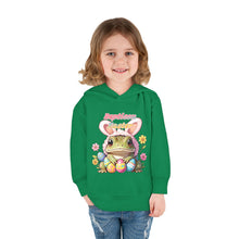 Load image into Gallery viewer, Repticon Toddler Pullover Fleece Hoodie w/ Easter Frog
