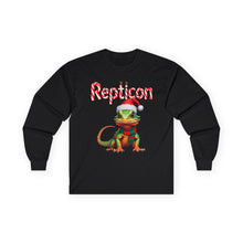 Load image into Gallery viewer, Unisex Ultra Cotton Long Sleeve Tee w/ Lizard Santa

