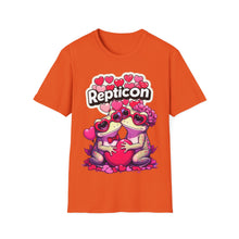 Load image into Gallery viewer, Repticon Unisex Softstyle T-Shirt w/ Valentine Toads
