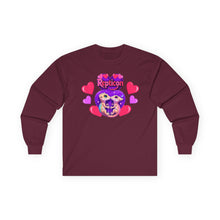 Load image into Gallery viewer, Repticon Unisex Ultra Cotton Long Sleeve Tee w/ Valentine Crested Geckos
