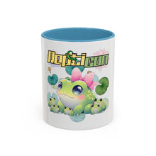 Load image into Gallery viewer, Repticon Accent Coffee Mug w/ Frogs
