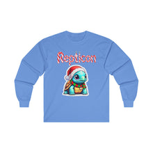 Load image into Gallery viewer, Repticon Unisex Ultra Cotton Long Sleeve Tee w/ Tortoise Santa
