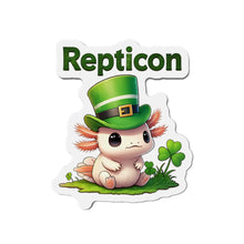 Load image into Gallery viewer, Repticon Die-Cut Magnets w/ Axolotl
