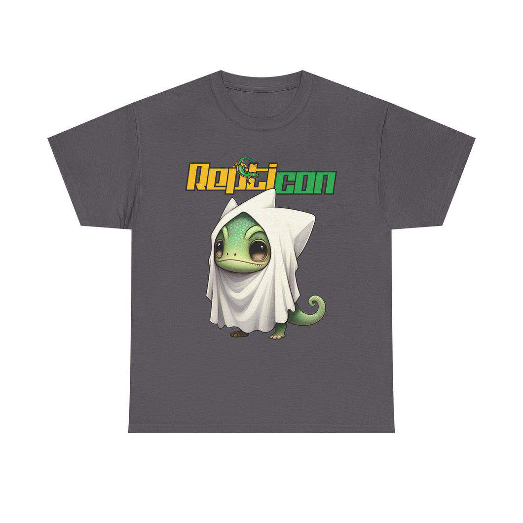 Repticon Unisex Heavy Cotton Tee w/ Chameleon Ghost