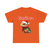 Load image into Gallery viewer, Repticon Unisex Heavy Cotton Tee w/ Bearded Dragon Santa
