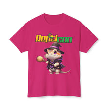 Load image into Gallery viewer, Repticon Unisex HD Cotton™ T-shirt w/ Bearded Dragon Witch
