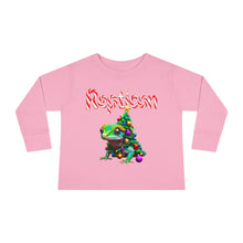 Load image into Gallery viewer, Repticon Toddler Long Sleeve Tee w/ Gecko Christmas Tree
