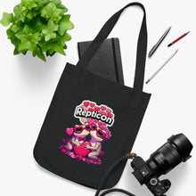 Load image into Gallery viewer, Repticon Organic Canvas Tote Bag w/ Valentine Toads
