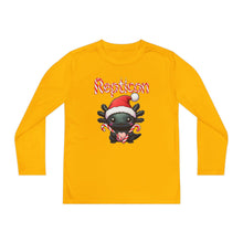 Load image into Gallery viewer, Repticon Youth Long Sleeve Competitor Tee w/ Axolotl Santa
