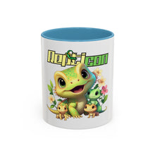 Load image into Gallery viewer, Repticon Accent Coffee Mug w/ Lizards
