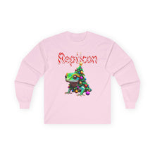 Load image into Gallery viewer, Repticon Unisex Ultra Cotton Long Sleeve Tee w/ Gecko Christmas Tree
