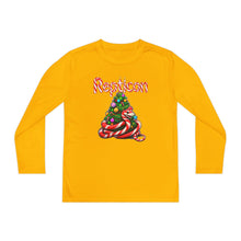 Load image into Gallery viewer, Repticon Youth Long Sleeve Competitor Tee w/ Candy Cane Snake Christmas Tree
