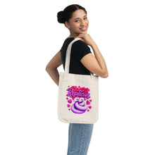 Load image into Gallery viewer, Repticon Organic Canvas Tote Bag w/ Valentine Snakes
