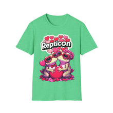 Load image into Gallery viewer, Repticon Unisex Softstyle T-Shirt w/ Valentine Toads
