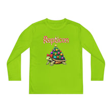 Load image into Gallery viewer, Repticon Youth Long Sleeve Competitor Tee w/ Tortoise Christmas Tree
