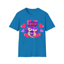 Load image into Gallery viewer, Repticon Unisex Softstyle T-Shirt w/ Valentine Crested Geckos
