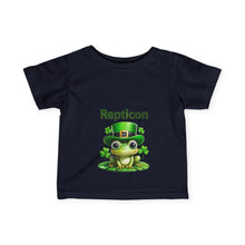 Load image into Gallery viewer, Repticon Infant Fine Jersey Tee w/ Frog
