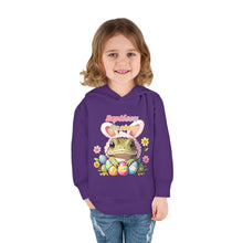 Load image into Gallery viewer, Repticon Toddler Pullover Fleece Hoodie w/ Easter Frog
