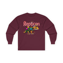 Load image into Gallery viewer, Repticon Unisex Ultra Cotton Long Sleeve Tee w/ Crested Gecko Christmas Tree
