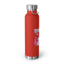 Load image into Gallery viewer, Repticon 22oz Vacuum Insulated Bottle w/ Valentine Axolotls
