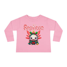 Load image into Gallery viewer, Repticon Toddler Long Sleeve Tee w/ Axolotl Christmas Tree
