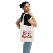Load image into Gallery viewer, Repticon Organic Canvas Tote Bag w/ Valentine Tortoises
