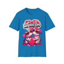 Load image into Gallery viewer, Repticon Unisex Softstyle T-Shirt w/ Valentine Toads
