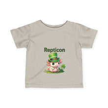 Load image into Gallery viewer, Repticon Infant Fine Jersey Tee w/ Axolotl
