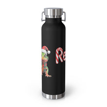 Load image into Gallery viewer, Repticon Copper Vacuum Insulated Bottle, 22oz w/ Lizard Santa
