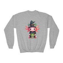 Load image into Gallery viewer, Repticon Youth Crewneck Sweatshirt w/ Axolotl
