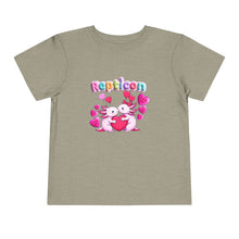 Load image into Gallery viewer, Repticon Toddler Short Sleeve Tee w/ Valentine Axolotls
