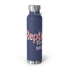 Load image into Gallery viewer, Repticon Copper Vacuum Insulated Bottle, 22oz w/ Lizard Santa
