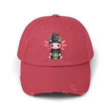Load image into Gallery viewer, Repticon Unisex Distressed Cap w/ Axolotl
