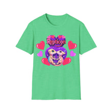 Load image into Gallery viewer, Repticon Unisex Softstyle T-Shirt w/ Valentine Crested Geckos
