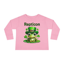 Load image into Gallery viewer, Repticon Toddler Long Sleeve Tee w/ Frog

