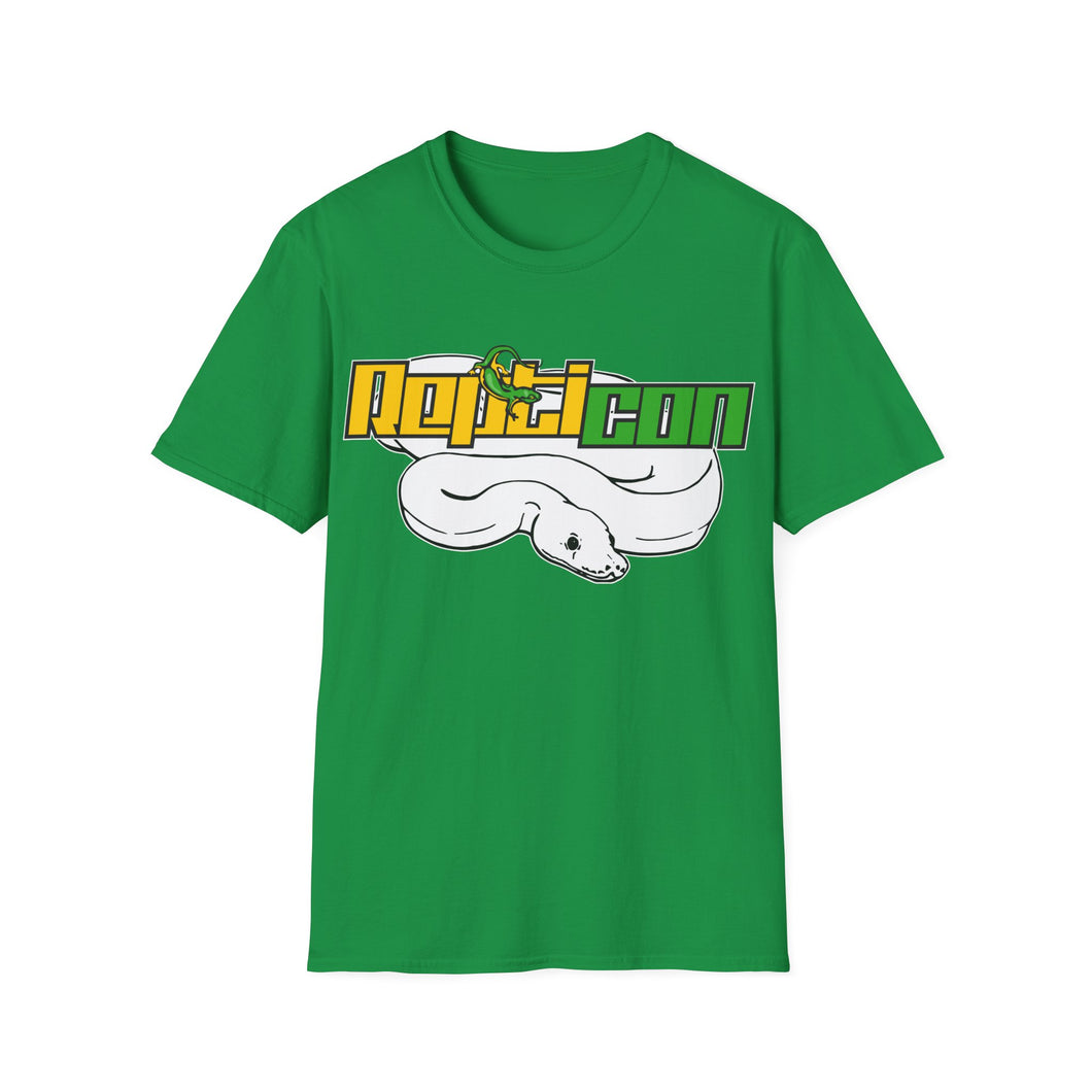 Repticon Unisex Softstyle T-Shirt w/ White Ball Python