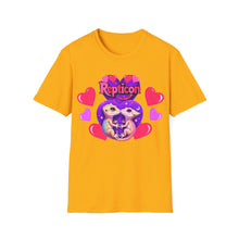 Load image into Gallery viewer, Repticon Unisex Softstyle T-Shirt w/ Valentine Crested Geckos
