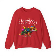 Load image into Gallery viewer, Repticon Unisex Heavy Blend™ Crewneck Sweatshirt w/ Crested Gecko Santa
