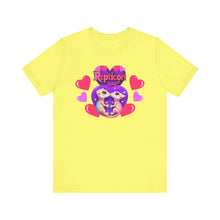Load image into Gallery viewer, Repticon Unisex Jersey Short Sleeve Tee w/ Valentine Crested Geckos
