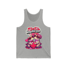 Load image into Gallery viewer, Repticon Unisex Jersey Tank w/ Valentine Toads
