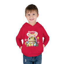 Load image into Gallery viewer, Repticon Toddler Pullover Fleece Hoodie w/ Easter Frog
